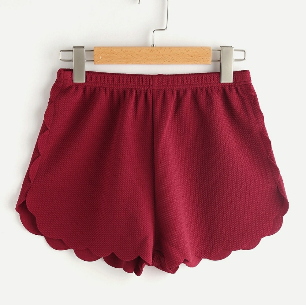 Scalloped shorts